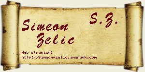 Simeon Zelić vizit kartica